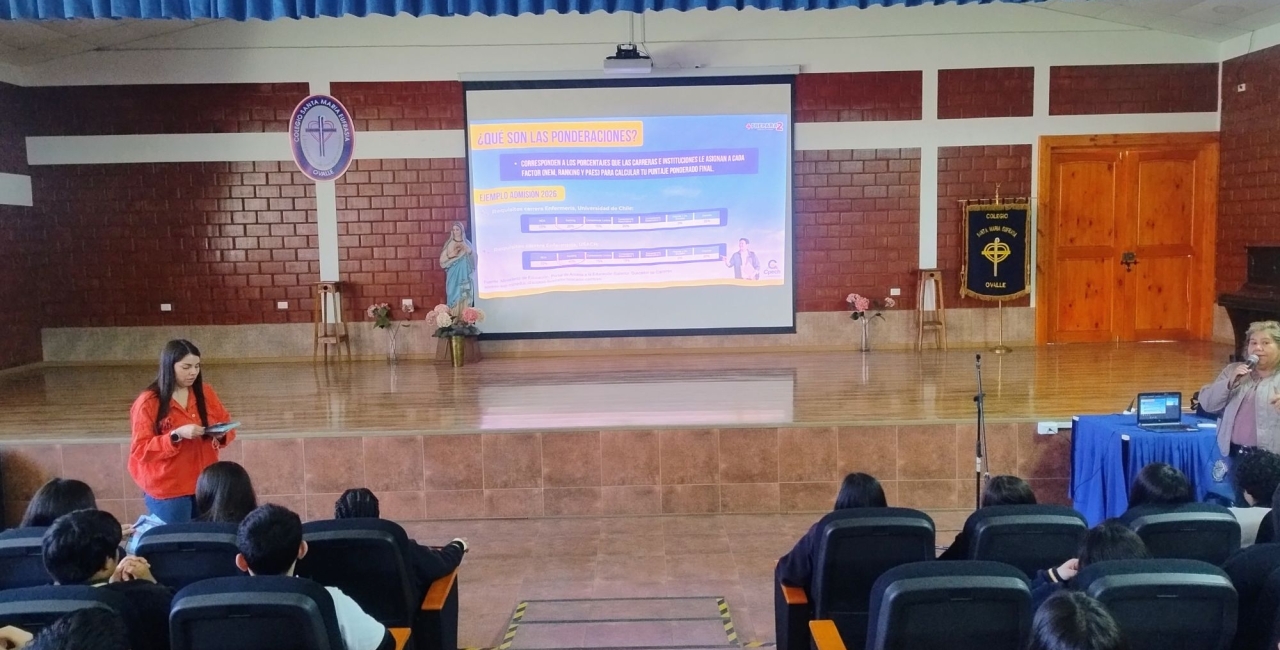 CPECH dicta charla sobre ranking de notas para estudiantes de 1° y 2° Medio